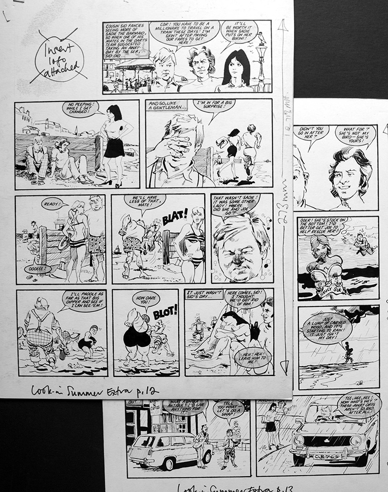 Benny Hill - Cousin Sid (TWO pages) (Originals) art by Benny Hill (Ranson) at The Illustration Art Gallery