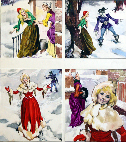 Magda The Snowmaiden (TWO pages) (Originals) by Ernest Ratcliff at The Illustration Art Gallery