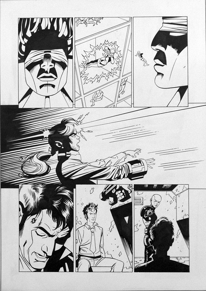 Doctor Who: The Crimson Hand, Part 2 Page 2 (Original) art by David Roach Art at The Illustration Art Gallery
