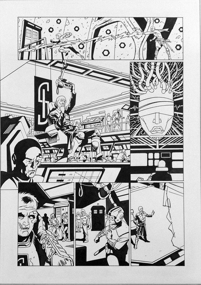 Doctor Who: The Crimson Hand, Part 1 Page 5 (Original) art by David Roach Art at The Illustration Art Gallery