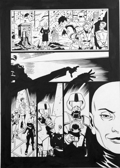Doctor Who: The Crimson Hand, Part 2 Page 6 (Original) by David Roach at The Illustration Art Gallery
