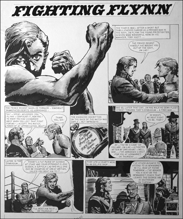 Fighting Flynn - Punch Bag (Print) by Carlos Roume at The Illustration Art Gallery