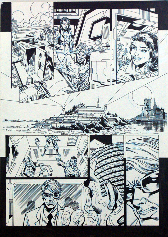 Daredevil comic art page 1 (Original) art by John Royle Art at The Illustration Art Gallery