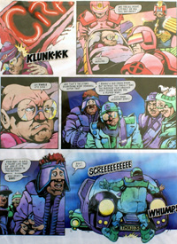 Crash Diner from Judge Dredd Megazine #69 (Original)