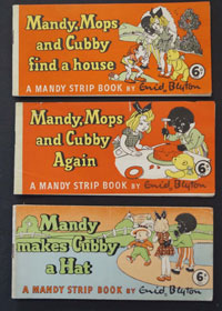 Set of 2 Children's Comic Strip Books by Enid Blyton (1952)