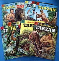 Collection of 10 Dell Tarzan comics (1956) at The Book Palace