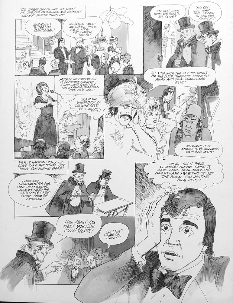 Doctor On The Go - Magicians (Original) art by Bill Titcombe Art at The Illustration Art Gallery