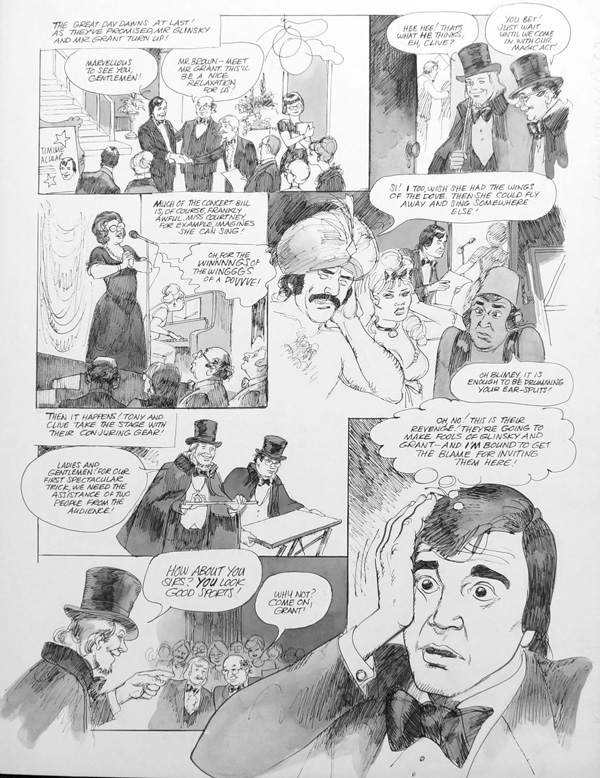 Doctor On The Go - Magicians (Original) by Bill Titcombe Art at The Illustration Art Gallery