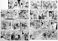 Scooby Doo: Snarling Cavalier (TWO pages) (Originals)